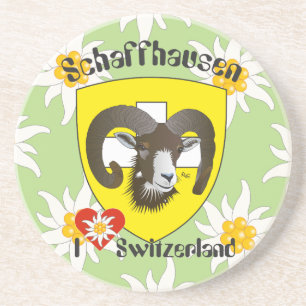 Porta-copos De Arenito Schaffhausen - Suíça Suisse - Svizzera