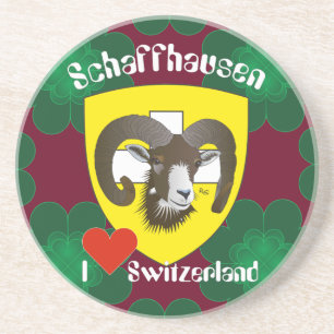 Porta-copos De Arenito Schaffhausen - Suíça Suisse - Svizzera
