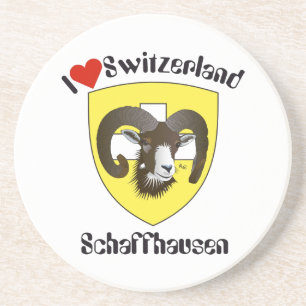 Porta-copos De Arenito Schaffhausen Suíça tampa de cerveja