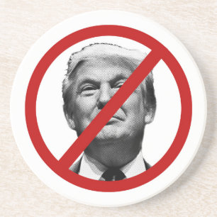 Porta-copos De Arenito Sem sinal internacional Trump
