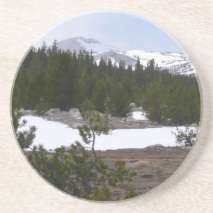 Porta-copos De Arenito Serra Nevada e neve em Yosemite