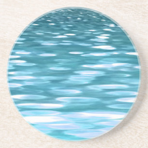Porta-copos De Arenito Shimmer Teal