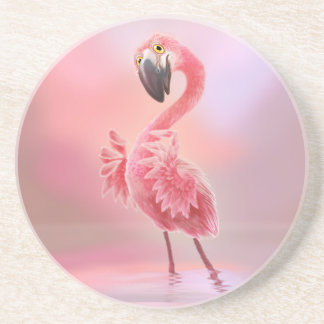 Porta-copos De Arenito Sim Flamingo!