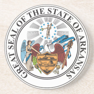 Porta-copos De Arenito sinal de Arkansas