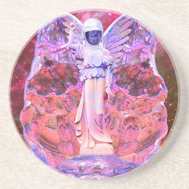 Porta-copos De Arenito Space Angel (Frente)