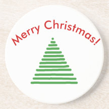 Suporte de copo - Árvore Estilizada com Texto Curv