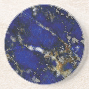 Porta-copos De Arenito Textura de pedra: Lazuli de Lapis