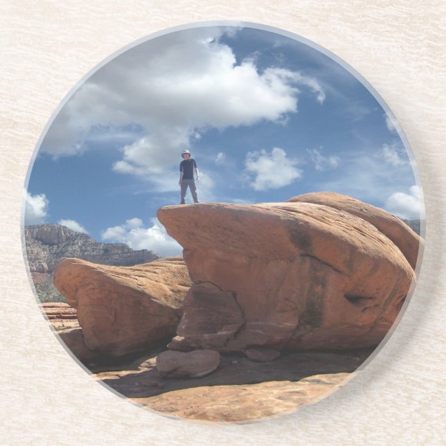 Porta-copos De Arenito Thunder River Trail Esplanade - Grand Canyon (Frente)