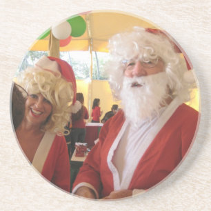 Porta-copos De Arenito TODOS NÓS PRECISAMOS DE AMOR PAPAI NOEL Hohoho!.jp