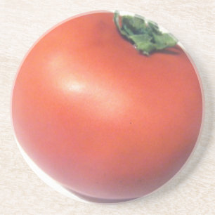 Porta-copos De Arenito Tomate Vermelho