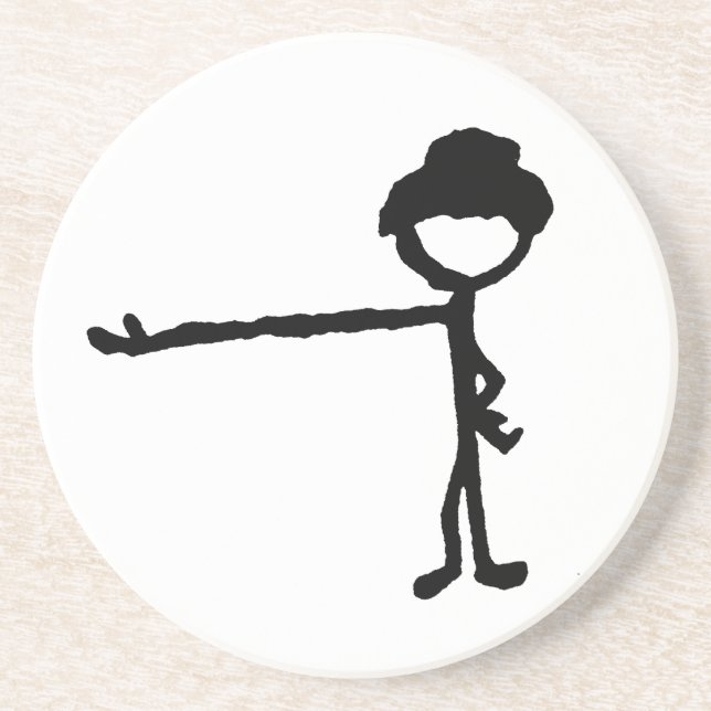 Porta-copos De Arenito TOOTHPICKdude6in (Frente)