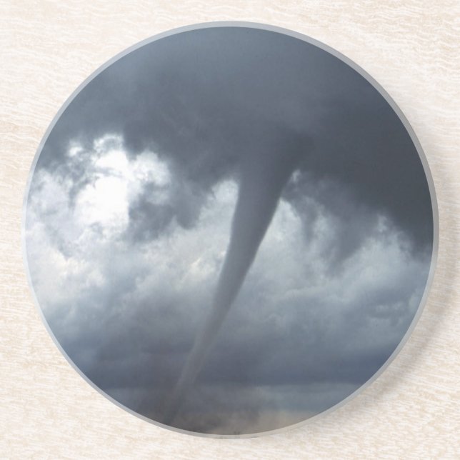 Porta-copos De Arenito Tornado (Frente)