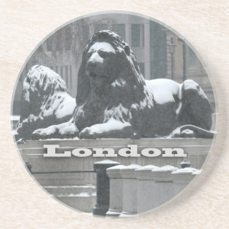 Porta-copos De Arenito Traffic Square London - Neve