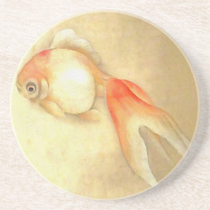 Porta-copos De Arenito Transquil - Peixe-dourado japonês