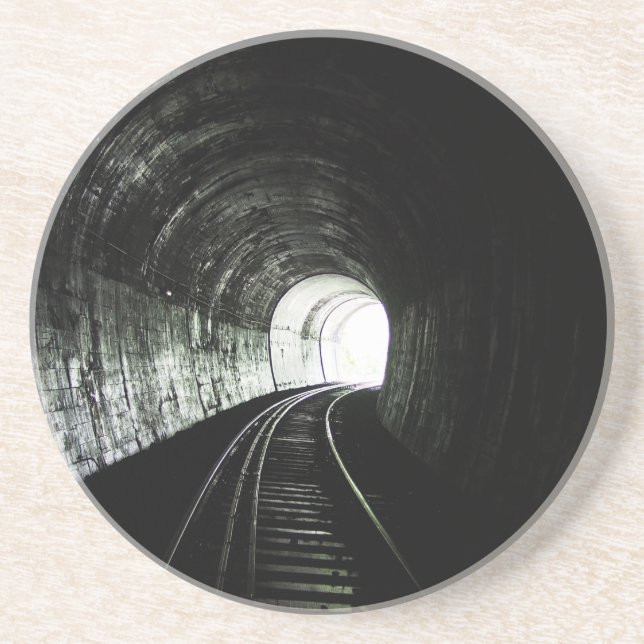 Porta-copos De Arenito Túnel de locomotiva (Frente)