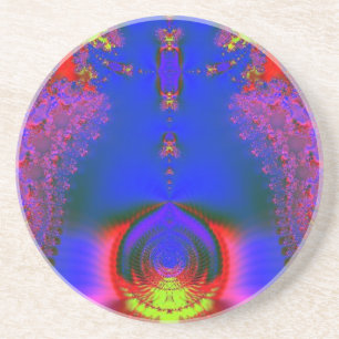 Porta-copos De Arenito Túnel Roxo até Universo de Cor