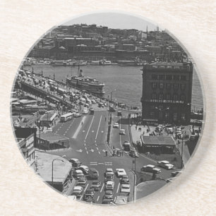 Porta-copos De Arenito Turquia Vintage Istambul Karakoy ponte de Galata 1