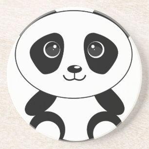 Porta-copos De Arenito Urso-bravo-panda-panda