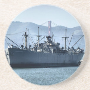 Porta-copos De Arenito USS Jeremiah O'Brien