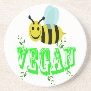 Porta-copos De Arenito vegan da abelha