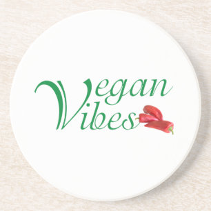 Porta-copos De Arenito Víbes do Vegan