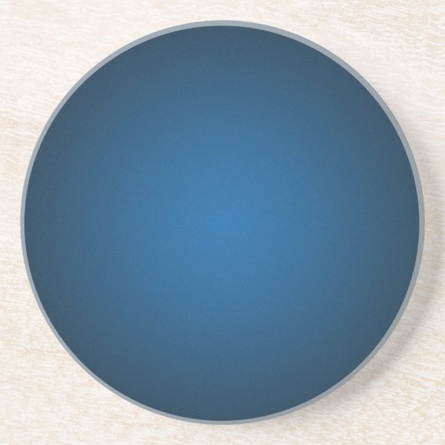 Porta-copos De Arenito Vigneta Azul-Preto Granulado (Frente)