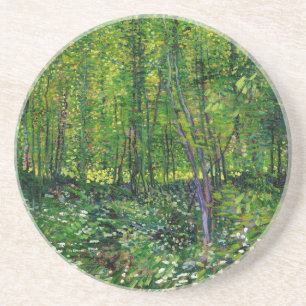 Porta-copos De Arenito Vincent Van Gogh Trees E Subcrescimento