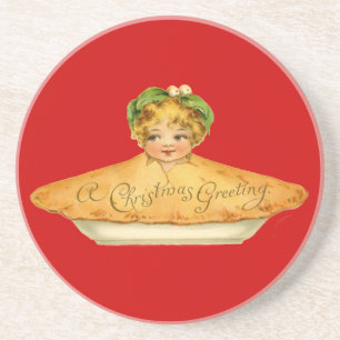 Porta-copos De Arenito Vintage Child & Pie