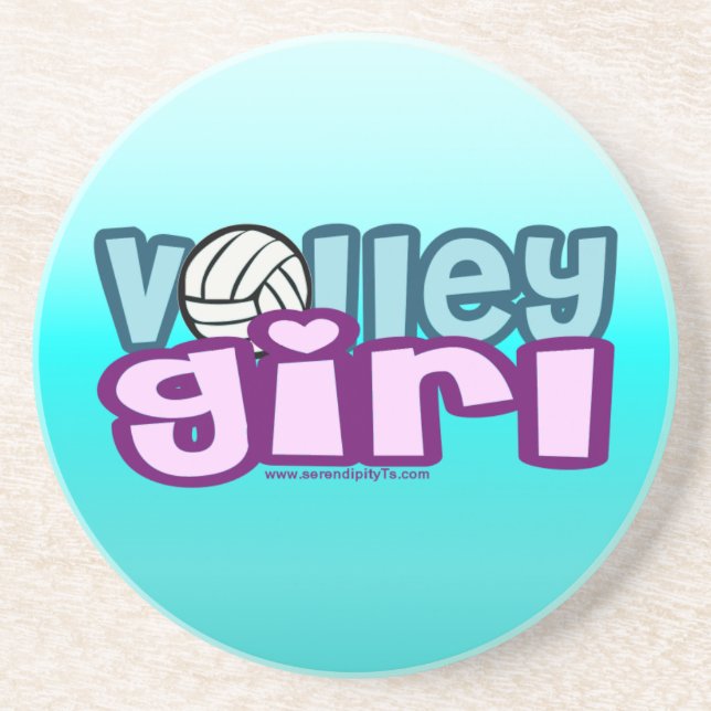 Porta-copos De Arenito Volley Girl (Frente)