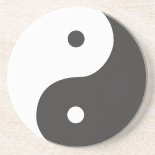 Porta-copos De Arenito Ying Yang