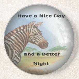 Porta-copos De Arenito Zebra Portrait, Amboseli: O Espírito do Savann