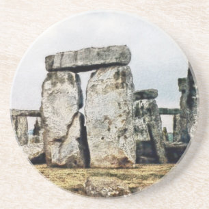 Porta copos de Arte Stonehenge Watercolor