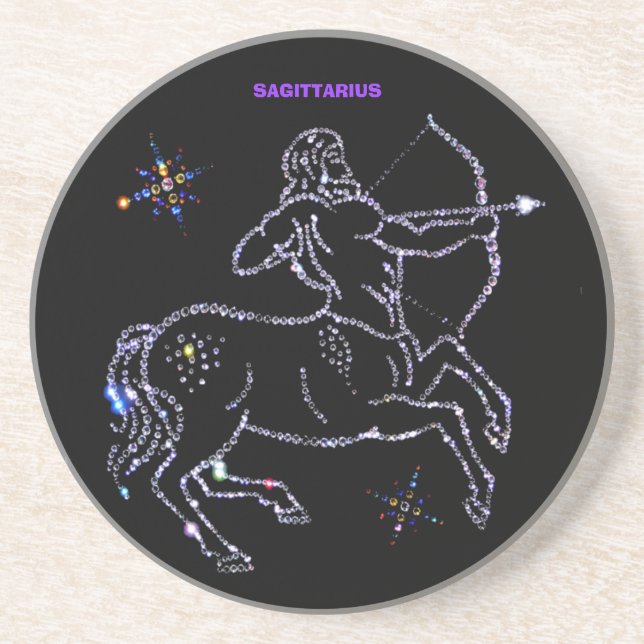 Porta copos de Astrologia Sagitário (Frente)