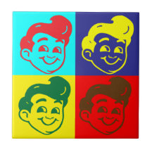 Porta copos de Azulejo cerâmica de estilo retrorre