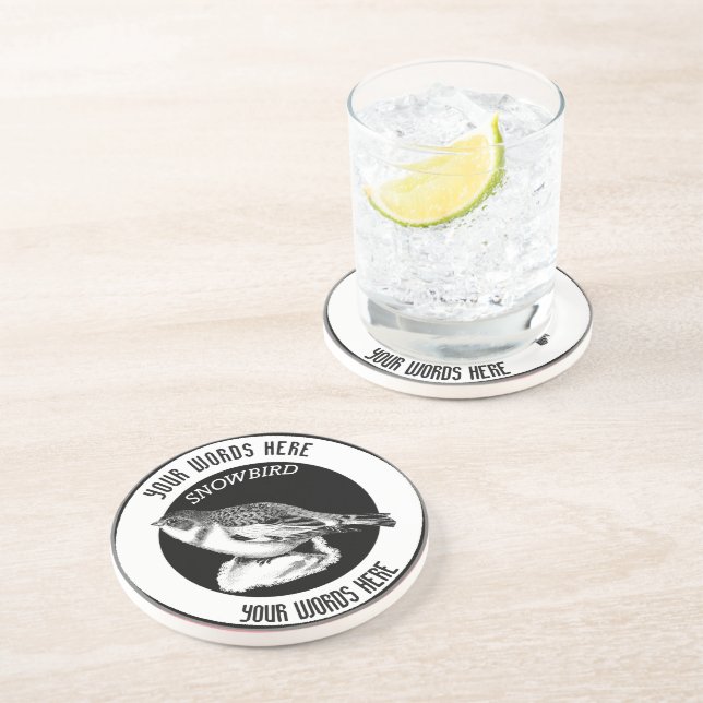 Porta copos de Bebida Sandstone Personalizada de S (Lateral)