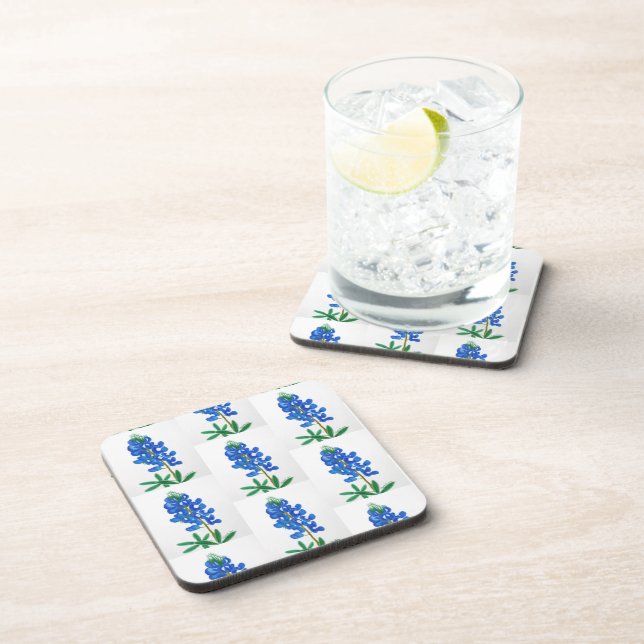 Porta copos de Bluebonnet com uma estrela (Lado Direito)