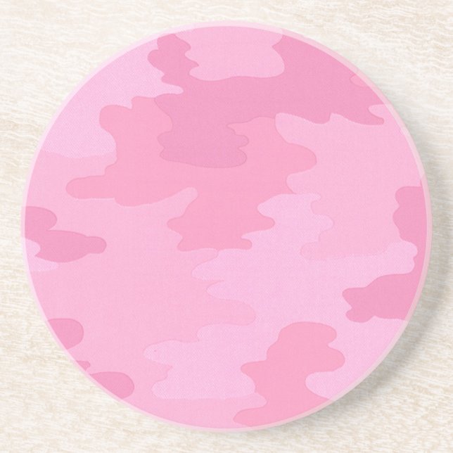 Porta copos de Camuflagem Rosa (Frente)