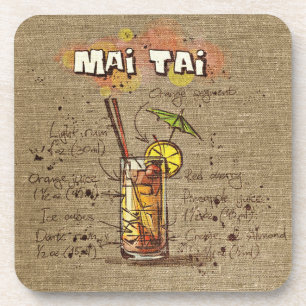 Porta copos de coquetel Mai Tai