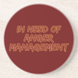 Porta copos de cores personalizada do Anger Manage