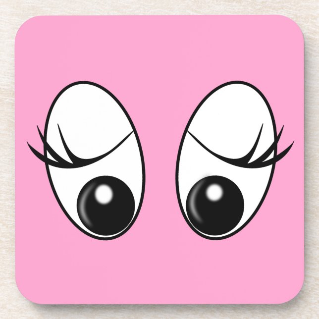 Porta copos de Cores Personalizadas de Olhos Curio (Frente)