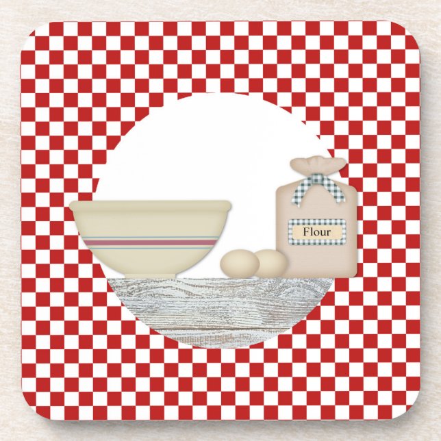 Porta copos de Cortiça de Baking (Frente)