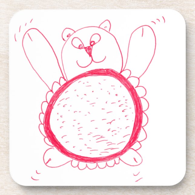 Porta copos de Cortiça de Girassol (Frente)