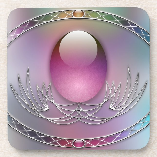 Porta copos de Cortiça de Ovos de Páscoa (Frente)