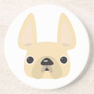 Porta copos de creme de Frenchie