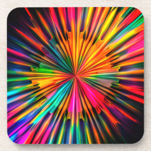 Porta copos de Design de explosão solar multicolor