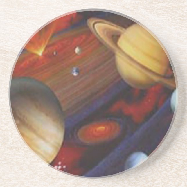 Porta copos de espaço (Frente)