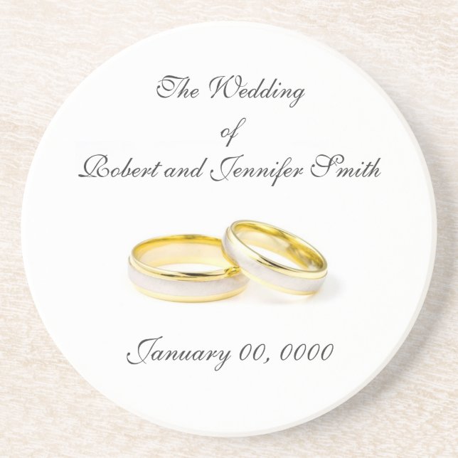 Porta copos de Favor de Casamento (Frente)