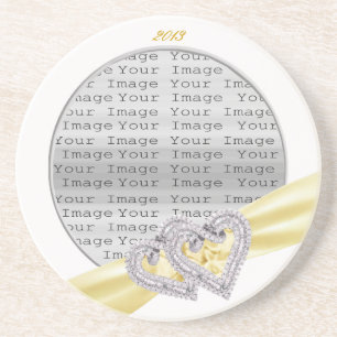 Porta copos de Fita de Limão de Corações Person