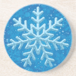Porta copos de flocos de neve