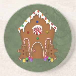 Porta copos de Gingerbread House